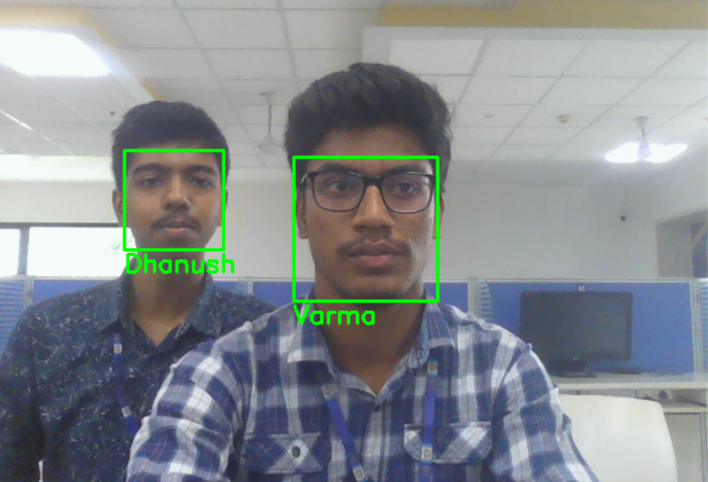 Identifying and labeling a known individual in real-time