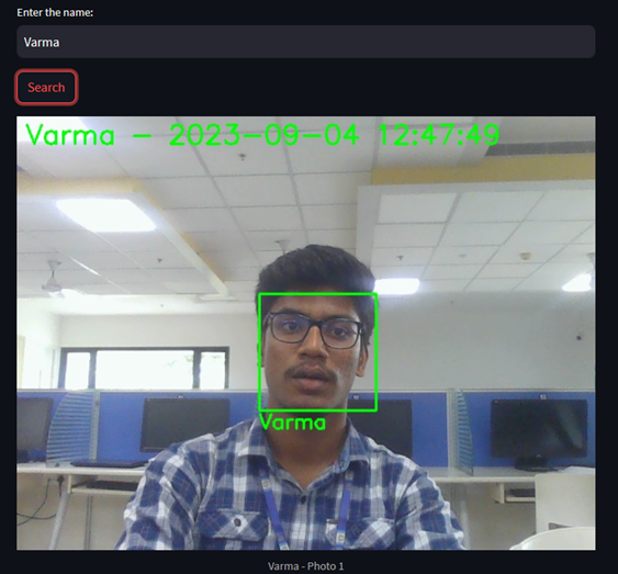 Identifying and labeling a known individual in real-time